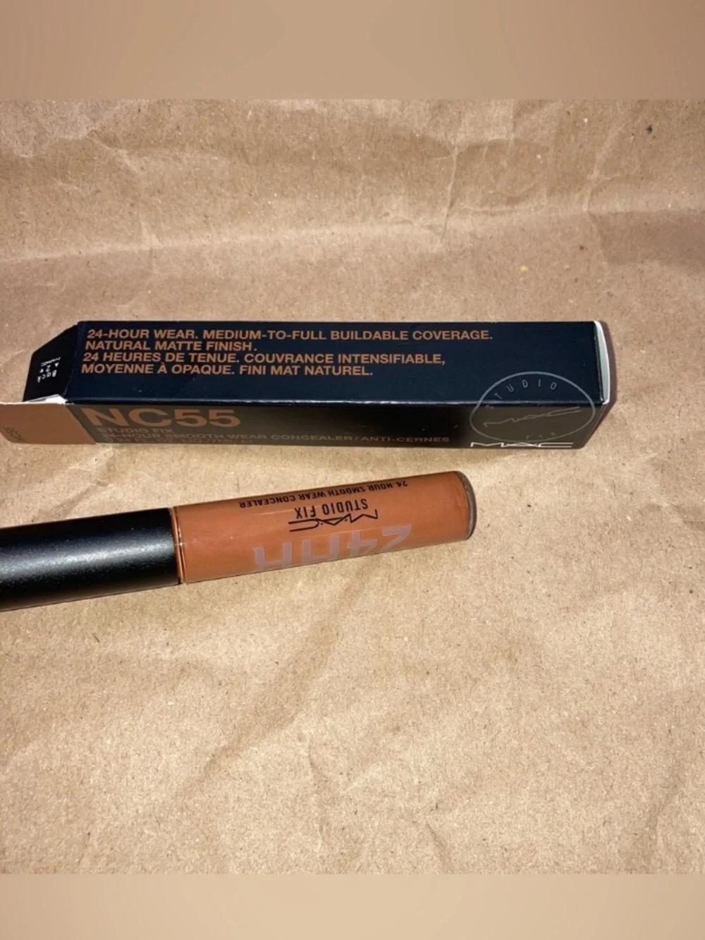Discontinued Mac Studio fix 24 hour smooth wear concealer NC55